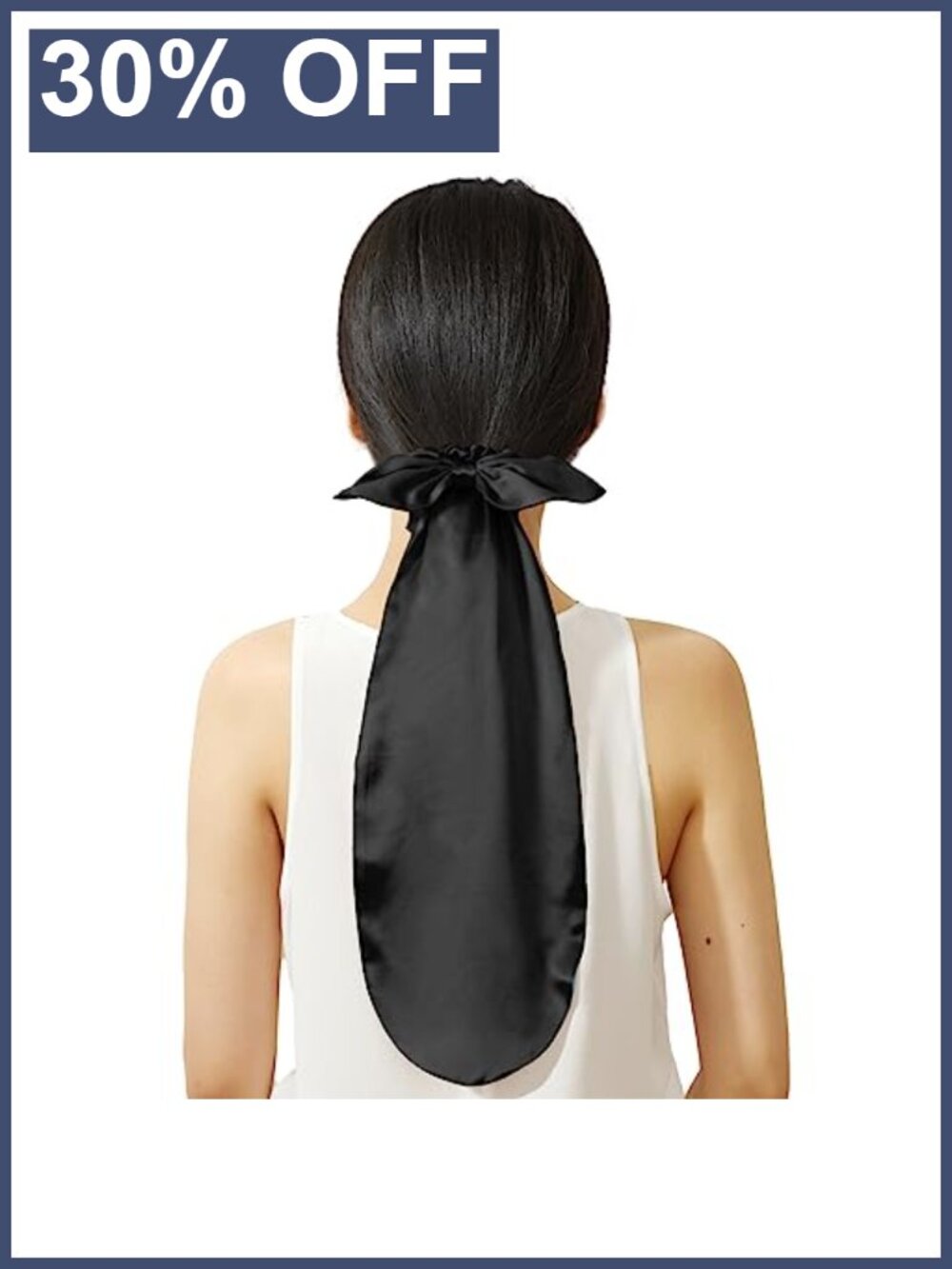 100% Mulberry Silk Bonnet 2-in-1 Hair Ties Scrunchies for Sleeping Long Curly